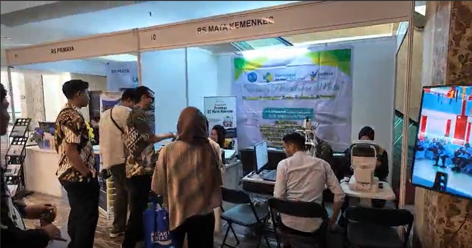 Rumah Sakit Mata Makassar Unjuk Gigi di Pameran PERSI Sulselbar
